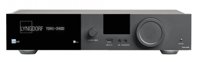 Интегральный усилитель Lyngdorf TDAI-3400 Hi-End Analog & Phono & HDMI Input (4K & HDR) Black