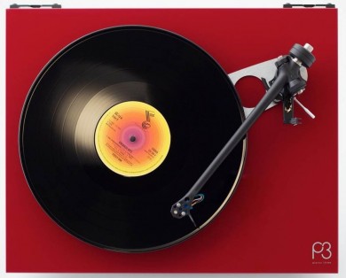 Проигрыватель винила Rega Planar 3 (Exact) High Gloss red